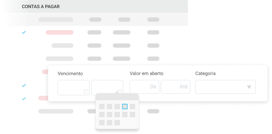 Controle de contas a pagar e receber